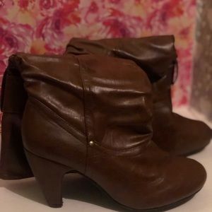 Brown Mid calf boots